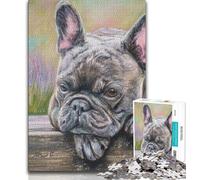 Fantasy Pug Adult Jigsaws 1000 Pieces Difficult,Learning Educational Toys Family Games with Matching Poster And Trivia Sheet (38x26cm)