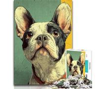 Fantasy Pug Jigsaw Puzzles for Teenagers 1000,Help The Brain Exercise Addictive Toys to Cultivate Patience A Work of Art (75x50cm)