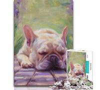 Fantasy Pug Puzzles for Adults Teens 1000pc Puzzle,Toys Educational Games Stress Relieving Wishlist with Santa Claus (38x26cm)
