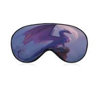 Fantasy Purple Dragon Sleep Mask Breathable Eye Masks