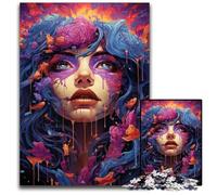 Fantasy Purple Girl Puzzles for 1000 Piece Paper Jigsaw Puzzles for Adults for Home Decor & Holiday Fun 1000 PCS(38x26cm)
