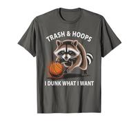 Fantasy Raccoon Basketball Trash Hoops Do Dunk What I Want T-Shirt