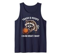 Fantasy Raccoon Basketball Trash Hoops Do Dunk What I Want Tank Top