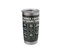Fantasy Reader Things I Do in My Spare Time Bookish Stainless Steel Insulated Tumbler