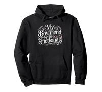 Fantasy Reader Who Falls Love Fictional Heroes Identity Book Pullover Hoodie