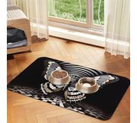 Fantasy Realism Pet Feeding Mat Dog Cat Eating Food Absorbent Leather Tablecloth for and Water Bowl Waterproof No Stains Quick Dry Non-Slip 17.72 * 11.8IN