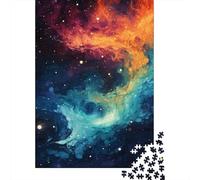 Fantasy Red And Blue Art Puzzles for Adults 1000 Puzzles for Adults 1000 Pieces Puzzle 1000 Pieces 1000 Piece Jigsaw Puzzles for Gift 1000pcs (75x50cm)