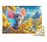 Fantasy Rose Queen Jigsaw Puzzles for Adults Fun 500 Pieces Beautiful Pictures Home Decoration Stress Relief Education Game Toy Intellectual Game Premium & Durable (500pcs (52x38cm))