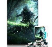Fantasy Samurai Ninja 1000 Piece Jigsaw Puzzle for Adults Teens,Educational Games Wall Decoration Unique Birthday And Xmas Gifts (75x50cm)
