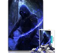 Fantasy Samurai Ninja Adult Puzzles 1000 Pieces,Help The Brain Exercise Addictive Toys to Cultivate Patience Unique Challenge Game (50x75cm)