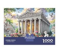 Fantasy Scene 1000 Piece Eco-Friendly Paper Ancient Greek Temple Puzzle Kids Age 12+ Educational Beginner Birthday for Family 70x50cm/1000pcs