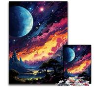 Fantasy Scenery Adult Jigsaw Puzzles 1000 Pieces Difficult Puzzles for Adults Colorful Home Decor & Interactive Family Game, 1000 PCS(38x26cm)