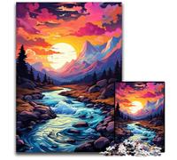 Fantasy Scenery Jigsaw Puzzle 1000 Pieces Wooden Jigsaw for Teenagers, Family Game Night, BrainChallenging Gift Idea 1000 PCS(75x50cm)