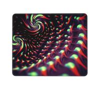 Fantasy Sci-Fi Dizziness Mouse Pad with Stitched Edge, Comfortable Mouse Pads with Non-Slip Rubber Base Gaming Mouse Mat Washable Mousepads Computers Laptop Desk Accessories for Office 8.3 x 10.3 in