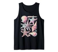 Fantasy Seashells Starfish Dreamy Art Summer Aesthetic Beach Tank Top