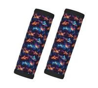 Fantasy Shark Print Luggage Handle Wraps for Suitcase, Soft Travel Luggage Handle Cover Tags Identifiers for Suitcases