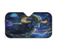 Fantasy Sheep Cosmic Space Car Windshield Sun Shade