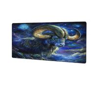 Fantasy Sheep Cosmic Space Extended Mouse Pad Large Desk Mat with Non Slip Rubber Base Stitched Edges Gaming Mouse Pad for Keyboard Office Home 30 x 80 CM