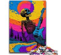 Fantasy Skeleton JigsawPuzzle 1000 Pieces for Adults, for Age 14+ Home Art Decor Family Games Christmas Birthday Gifts 26x38cm