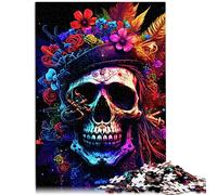 Fantasy Skull Jigsaw Puzzles for Adults 1000 Piece 100% Recycled Cardboard A Work of Art 26x38cm