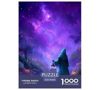 Fantasy Sky 3D Paper Puzzle Game 70x50cm/1000pcs, Purple Galaxy - Educational And Creative, Stress-relief And Unique Decoration, Great Gift for Everyone