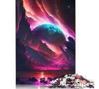 Fantasy Skyline Cosmos Puzzles Jigsaw Puzzle 500 Pieces for Adults Creative Jigsaw Puzzles Difficult Puzzle Challenging Game Gift Toys Teens Family Puzzles 500pcs (52x38cm)