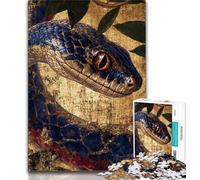 Fantasy Snake JigsawPuzzle 1000 Pieces for Teenagers,Challenging Game And Family Play Wall Decoration Unique Birthday And Xmas Gifts 75x50cm