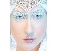 Fantasy Snow Queen Upper White Fake Eyelashes
