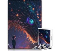 Fantasy Space Dragon 1000 Piece Puzzle For Adults Play And Learn Smart Activity Unique Heartfelt Celebration Gift Size 38x52cm