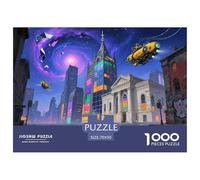 Fantasy Space Jigsaw Puzzle 1000 Pieces Adults Teens Entertainment Hobby Future World Poster Guide Durable Box 70x50cm/1000pcs
