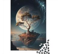 Fantasy Space Of Tree Jigsaw Puzzles 500 Pieces Jigsaw Puzzle for Adults Intellectual Game Jigsaw Puzzle Toys for Adults 500pcs (52x38cm)