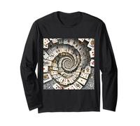 Fantasy Spiral Cards Staircase Long Sleeve T-Shirt