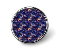 Fantasy Star Dragon Print Enamel Pins for Backpack - Cute Jacket Coat Hat Bags Badge Pins, Funny Unique Novelty Button Pin Women Men Fashion Jewelry Accessories