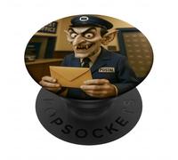 Fantasy Strange Postal Worker PopSockets Adhesive PopGrip