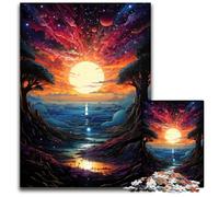 Fantasy Sunset Scenery 1000 Pieces Puzzles for Adults Jigsaw Puzzles for Adults for Teenagers, Family Game Night, BrainChallenging Gift Idea 1000 PCS(75x50cm)