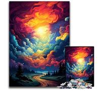 Fantasy Sunset Scenery 1000Piece Jigsaw Puzzle Wooden Jigsaw Puzzles for Adults for Teenager & Families, Perfect DIY Decor & BrainTeasing Challenge 1000 PCS(75x50cm)