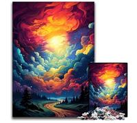 Fantasy Sunset Scenery Jigsaws 1000 Pieces for Adults Puzzles for Adults Challenging Brain Teaser for Teenagers, Family Game Night Fun 1000 PCS(38x26cm)
