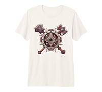 Fantasy Sword Mace Weapons & Shield for Gamers Battle Gaming Premium T-Shirt