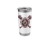 Fantasy Sword Mace Weapons & Shield for Gamers Battle Gaming Stainless Steel Insulated Tumbler