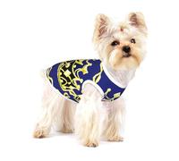 Fantasy Tiara Full Print Cotton Pet Vest M Dog Cat Clothes Soft Elastic Breathable Pullover Pet
