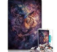 Fantasy Tiger 1000 Piece Jigsaw Puzzle for Adults Teens,Decompressing Intellectual Educational Toy Perfect Decoration (50x75cm)