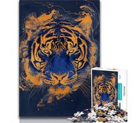 Fantasy Tiger 1000 Piece Jigsaw Puzzles for Adults Gifts,Decompressing Intellectual Educational Toy Great Gifts And Toys 38x26cm