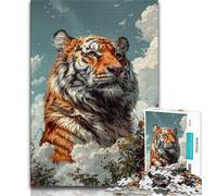 Fantasy Tiger 1000 Pieces Jigsaw Puzzle For Adults Teens,Learning Educational Toy for Is Ideal As A Gift for The Whole Family (50x75cm)