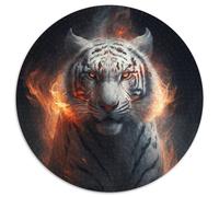 Fantasy Tiger Jigsaw Puzzles for Adults 1000 Piece Jigsaw Puzzles for Adults for Parents, Lovers, Friends - Age 14+ 67.5x67.5cm