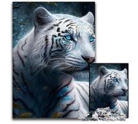 Fantasy Tiger JigsawPuzzle 1000 Pieces for Adults Puzzles for Adults Interactive Family Game, Brain Challenge, Educational Toy 50x75CM/19.68x29.52inch