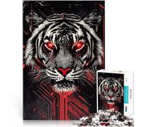 Fantasy TigerJigsaw Puzzle for teenagers 1000 Pieces Stress Reliever Difficult Challenge gifts for friends and family 38x26cm