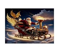 Fantasy Train 1000 Pieces Mini Jigsaw Puzzle for Adults | 70x50cm Cardboard, Living Room Decor, Durable Structure, Birthday Gift, Mind Relaxation