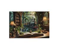 Fantasy Train Journey,1000-piece paper puzzle for adults,50x70cm