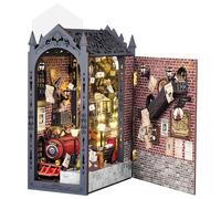 Fantasy Train Platform Book Nook DIY Craft Kit - Victorian Steampunk Miniature Diorama for Adults, Handmade Model Art Craft Kit for Bookshelf Decoration