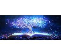 Fantasy Tree Diamond Art Kits Adults Large 5D Book Diamond Painting Kits, DIY Full Drill Crystal Art Rhinestone Embroidery Cross Stitch Arts and Crafts for Adults 78.7x39.4 Inch/200x100 cm -LR198